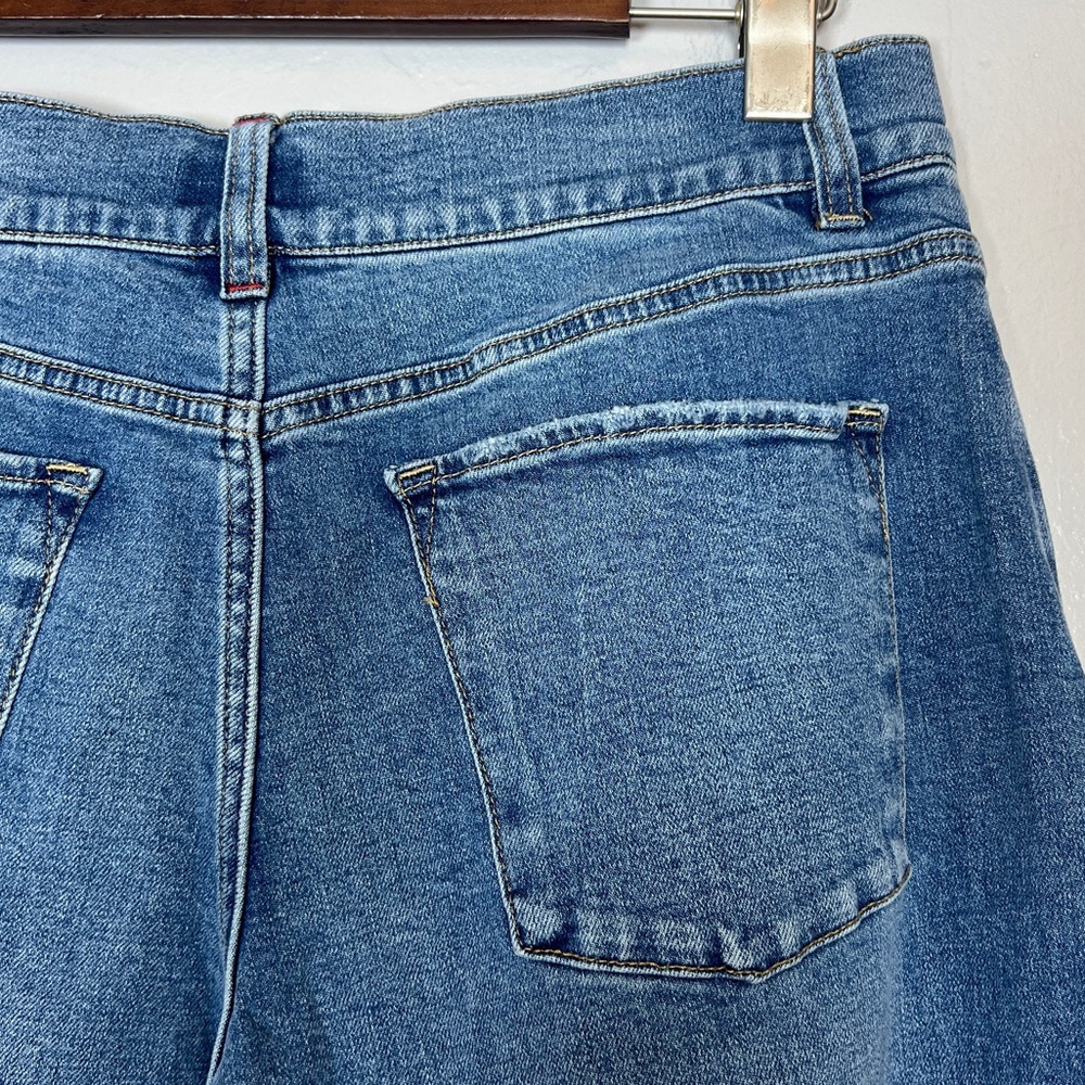 ALICE + OLIVIA Women’s Size 31 Avery Blue Wash Parker Low Rise Balloon Leg Jeans - Picture 10 of 16